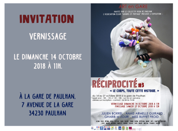 expo "ART EN GARE " - PAULHAN expo "ART EN GARE " - PAULHAN