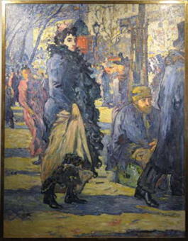 Louis Valtat - Sur le boulevard (1892) Fondation Bemberg © ADAGP Paris 2011 © photo Yvan Marcou