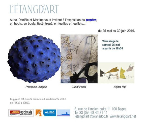 Galerie L'ÉTANGD'ART - Bages (11100) Galerie L'ÉTANGD'ART - Bages (11100)