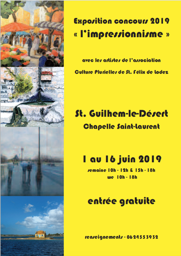 Expostion concours - Saint-Guilhem-le-Désert - Espace chapelle Saint-Laurent