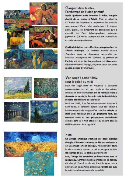 Gauguin, Van Gogh, les peintres de la couleur