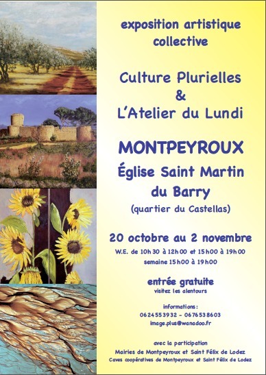 Culture Plurielles & L'atelier du lundi exposent