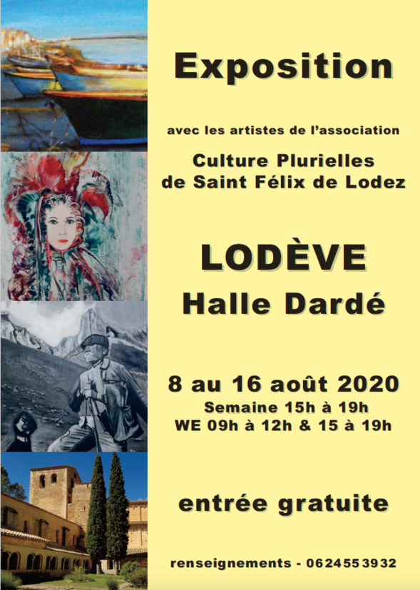 Exposition Halle DARDÉ - Lodève Exposition Halle DARDÉ - Lodève