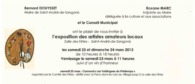 Exposition des artistes amateurs locaux