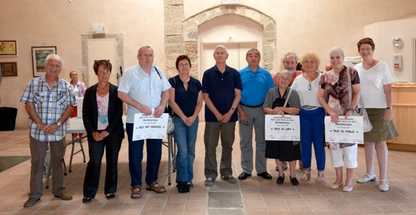 Les lauréats à la remise des prix.