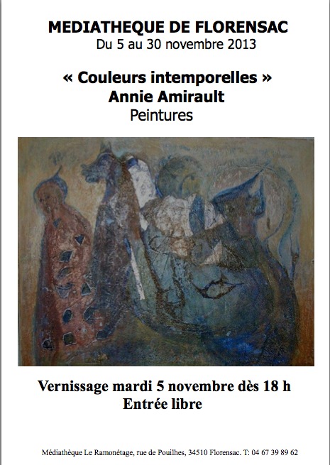 Annie Amirault - "Couleurs intemporelles"