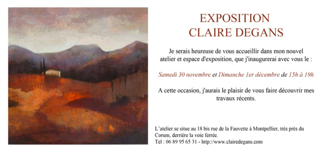 Exposition Claire Degans Exposition Claire Degans