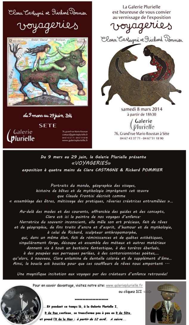 Clara Castagné & Richard Pommier exposent Clara Castagné & Richard Pommier exposent