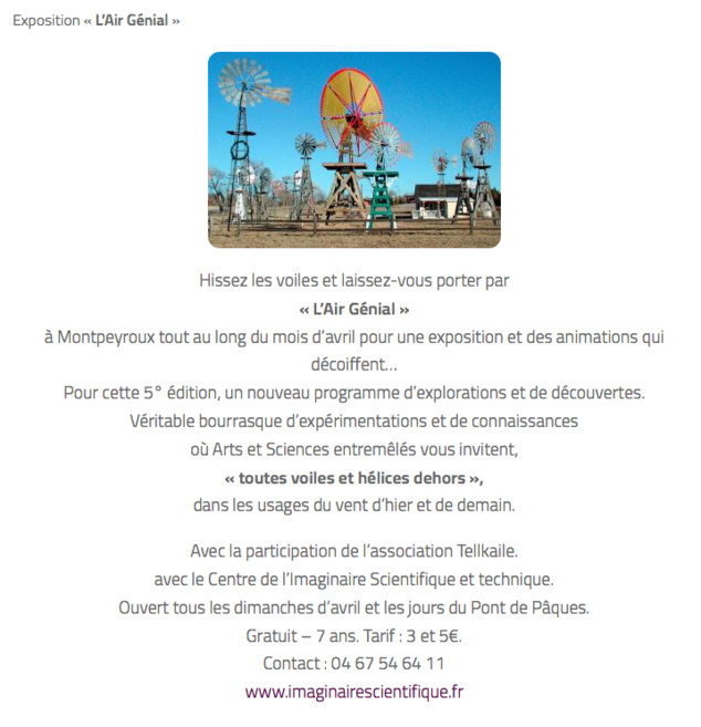 Exposition « L’Air Génial » Exposition « L’Air Génial »
