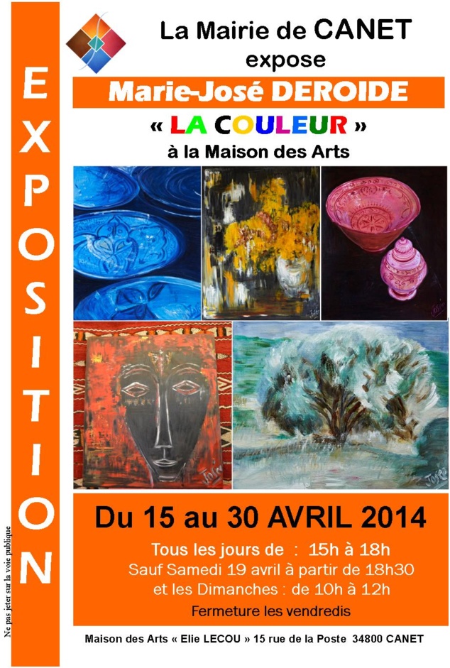 Marie-José Deroide à Canet Marie-José Deroide à Canet
