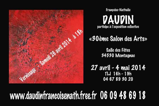 Françoise-Nathalie Daudin expose à Montagnac