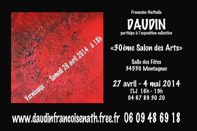 Françoise-Nathalie Daudin expose à Montagnac Françoise-Nathalie Daudin expose à Montagnac