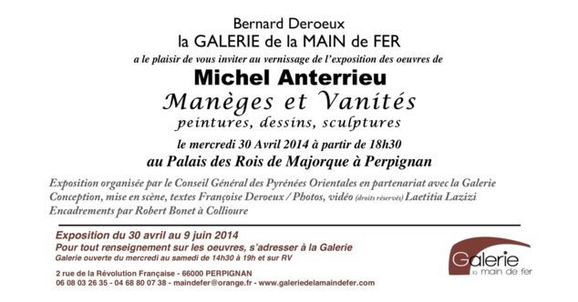 Michel Anterrieu expose à Perpignan Michel Anterrieu expose à Perpignan