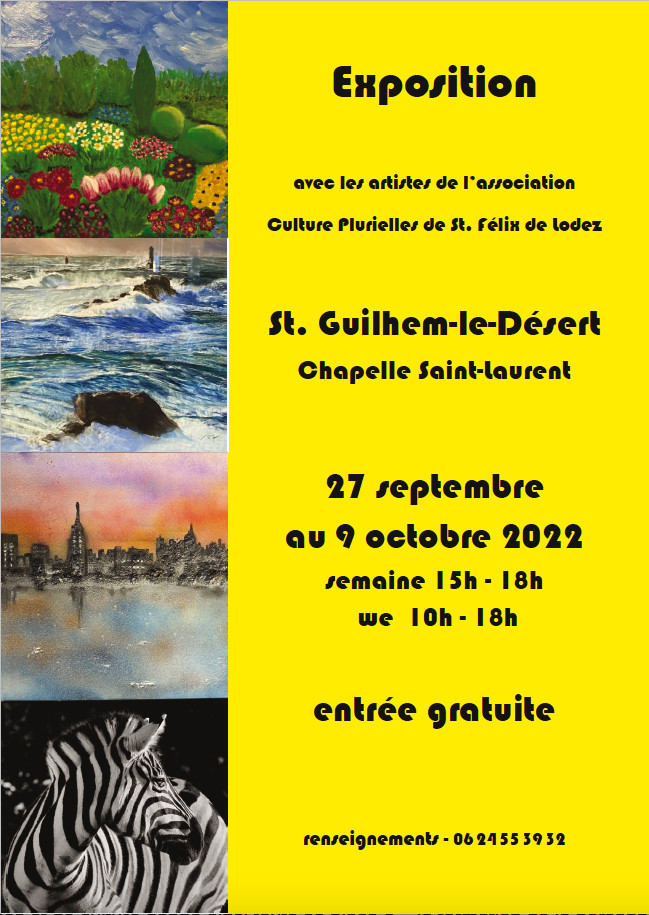 Exposition - Saint-Guilhem-le-Désert - 34 Exposition - Saint-Guilhem-le-Désert - 34