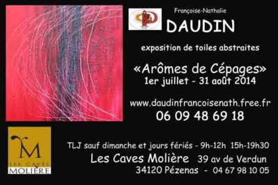 Françoise-Nathalie DAUDIN expose à Pézenas Françoise-Nathalie DAUDIN expose à Pézenas
