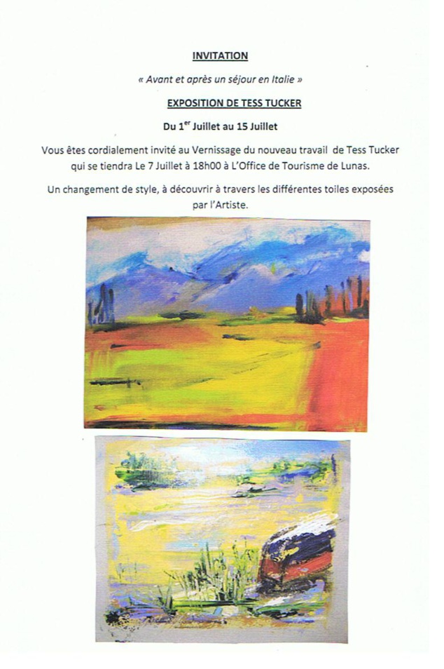 Tess Tucker expose à Lunas Tess Tucker expose à Lunas