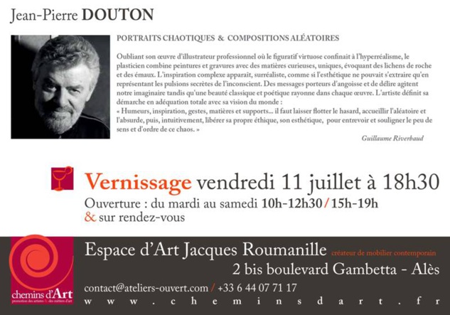 Jean-Pierre Douton expose à Alès Jean-Pierre Douton expose à Alès