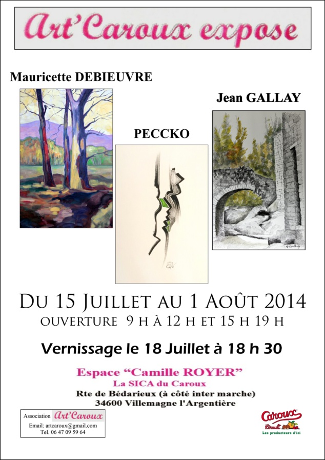 Art'Caroux expose Art'Caroux expose