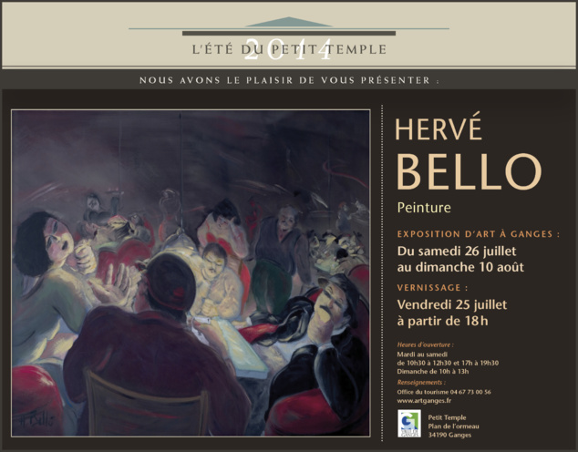 Hervé Bello expose à Ganges