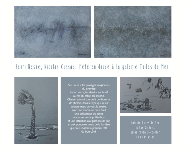 Henri Nesme & Nicolas Cussac exposent à Peyriac-de-Mer (11) Henri Nesme & Nicolas Cussac exposent à Peyriac-de-Mer (11)