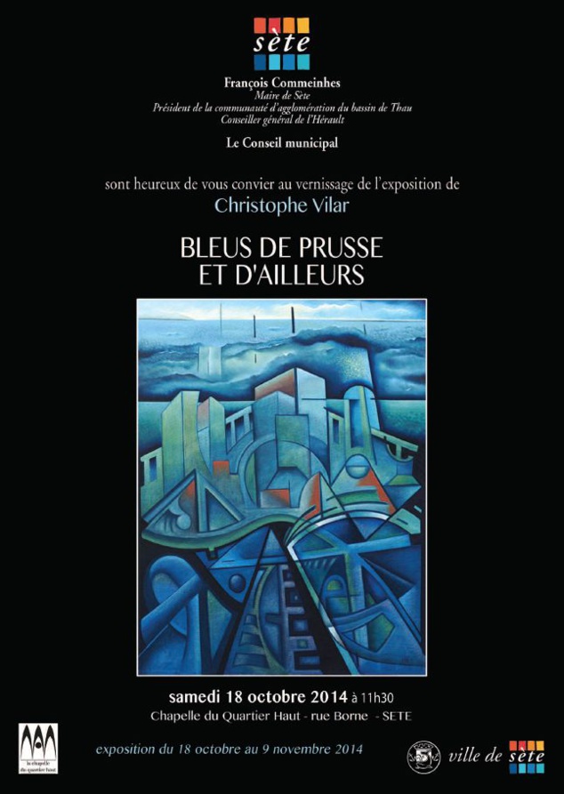 Christophe Vilar expose à Sète Christophe Vilar expose à Sète