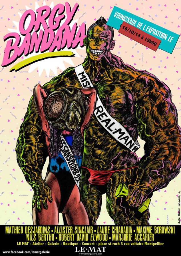 ORGY BANDANA expose à Montpellier ORGY BANDANA expose à Montpellier