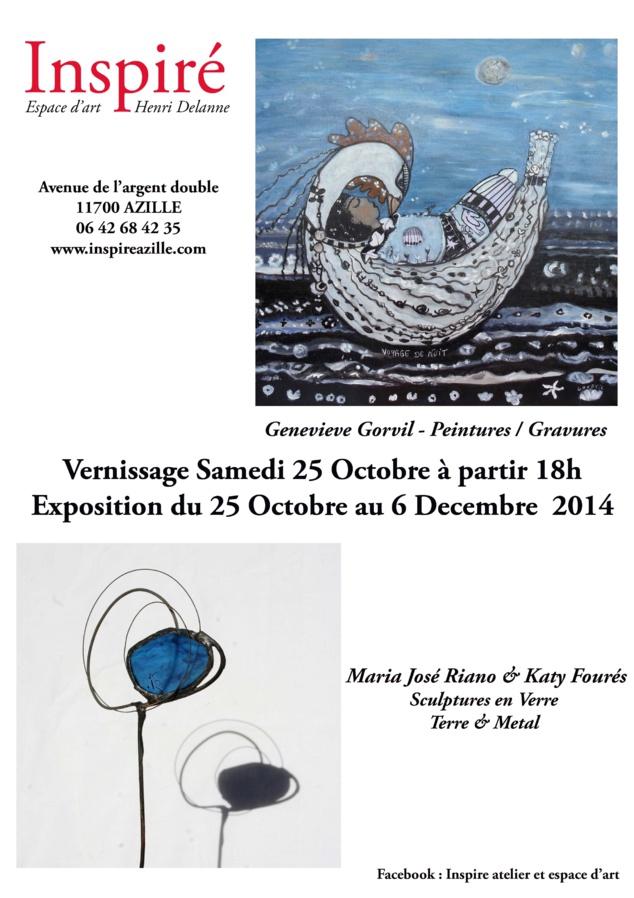 Genevieve Gorvil expose à Azille (11) Genevieve Gorvil expose à Azille (11)