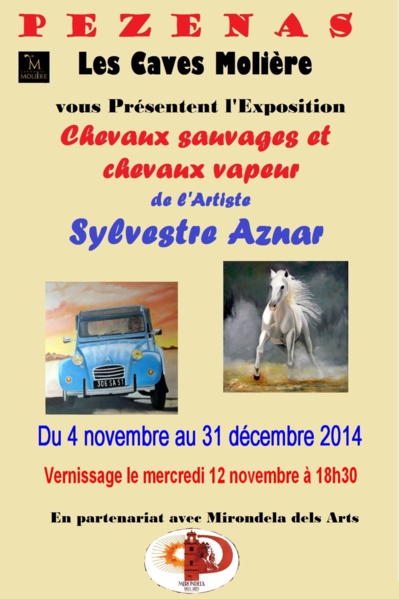 Exposition de peinture - Cave Molière à Pézenas Exposition de peinture - Cave Molière à Pézenas