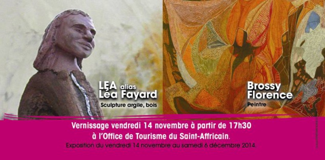 Léa Fayard alias Lea & Brossy Florence exposent à Saint-Afrique Léa Fayard alias Lea & Brossy Florence exposent à Saint-Afrique