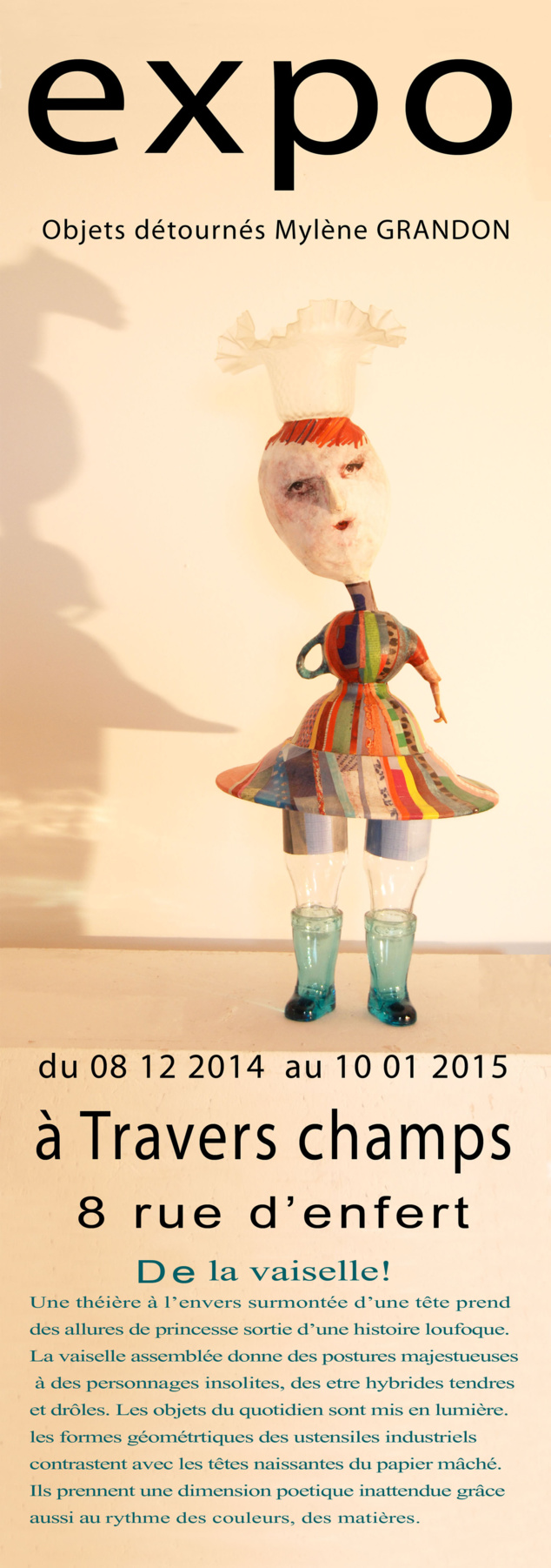 Mylène Grandon expose à Lodève Mylène Grandon expose à Lodève