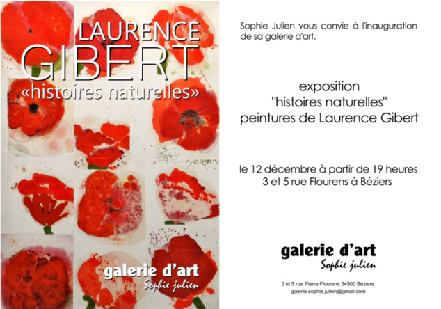 Laurence Gilbert expose à Béziers Laurence Gilbert expose à Béziers