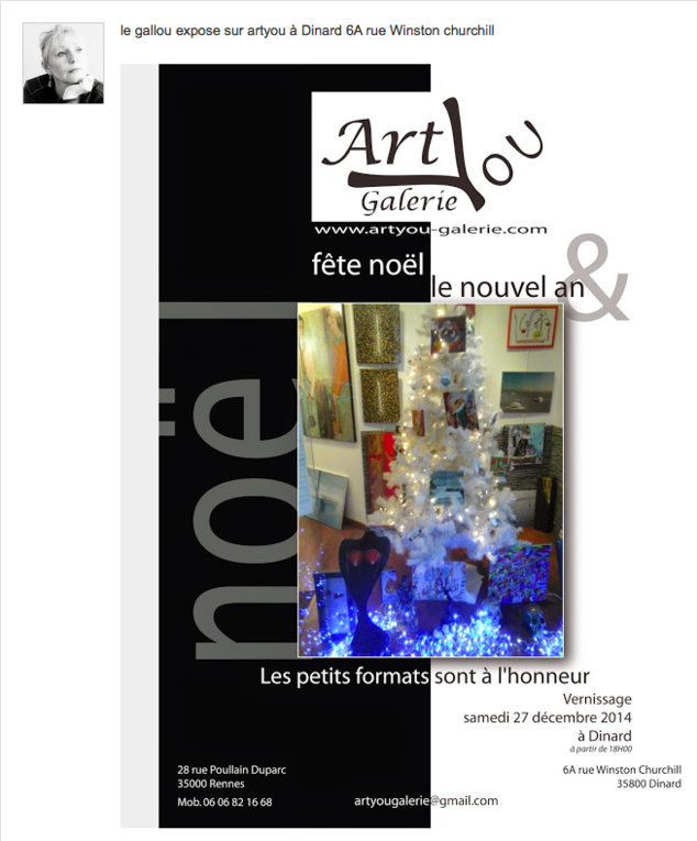 Le gallou expose sur artyou à Dinard Le gallou expose sur artyou à Dinard