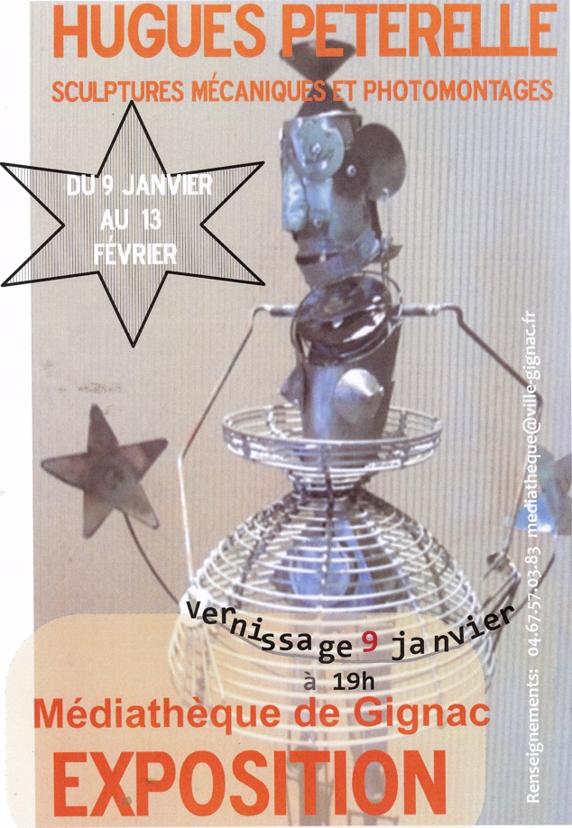 Hugues Pétérelle expose à Gignac Hugues Pétérelle expose à Gignac