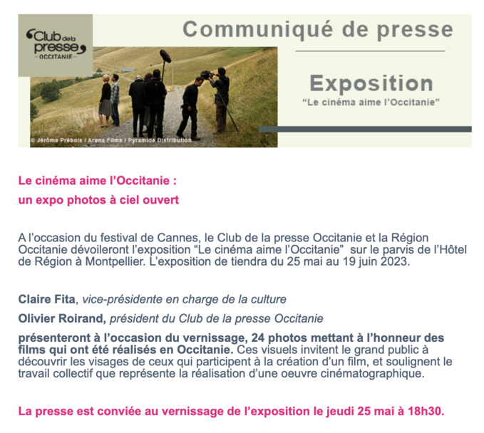 Le cinéma aime l’Occitanie : un expo photos à ciel ouvert