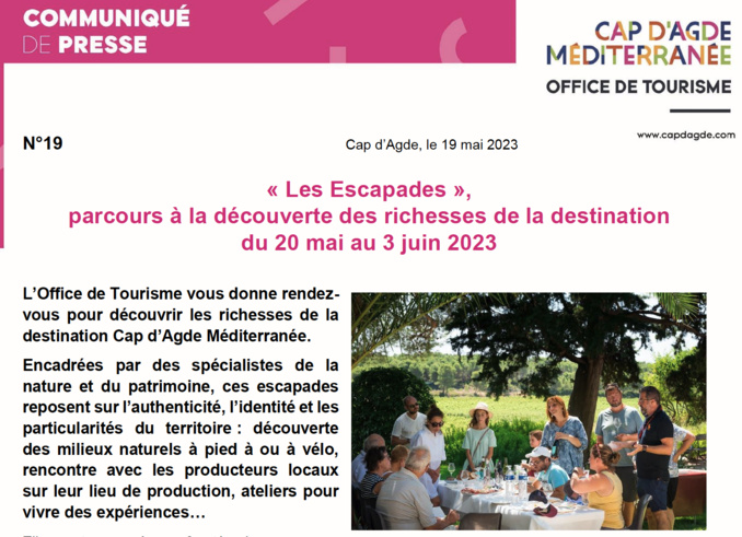 Cap d'Agde Méditerranée : Escapades jusqu'au 3 juin