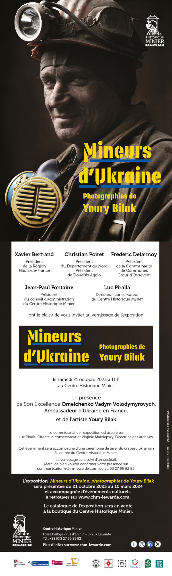 Exposition "Mineurs d'Ukraine, photographies de Youry Bilak" - Lewarde - 59287 Exposition "Mineurs d'Ukraine, photographies de Youry Bilak" - Lewarde - 59287