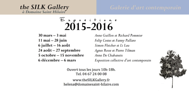 SILK Gallery au Domaine Saint Hilaire à Montagnac SILK Gallery au Domaine Saint Hilaire à Montagnac