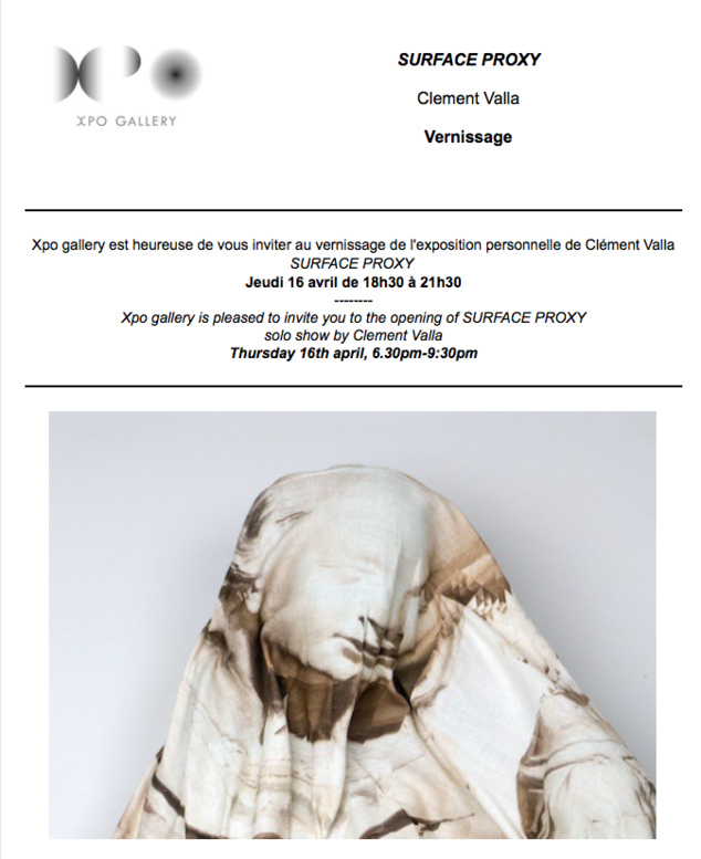 Clément Valla expose à Paris Clément Valla expose à Paris