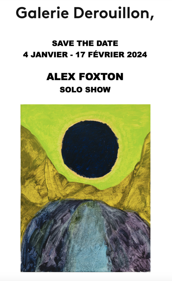 GALERIE DEROUILLON - STD ALEX FOXTON - paris