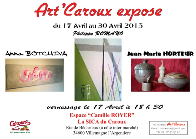 Art'Caroux expose Art'Caroux expose