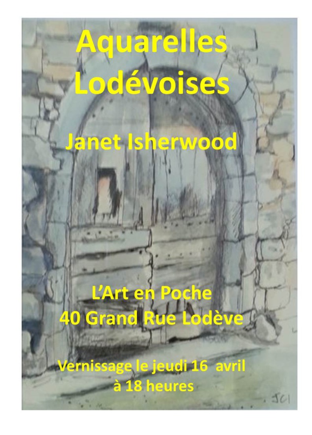 Janet Isherwood expose à Lodève Janet Isherwood expose à Lodève