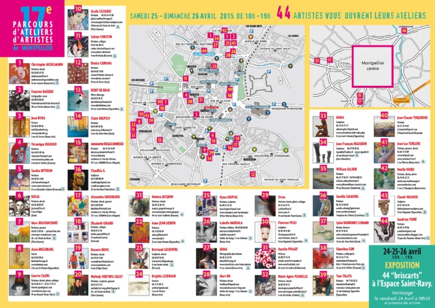 17° parcours des artistes de Montpellier 17° parcours des artistes de Montpellier