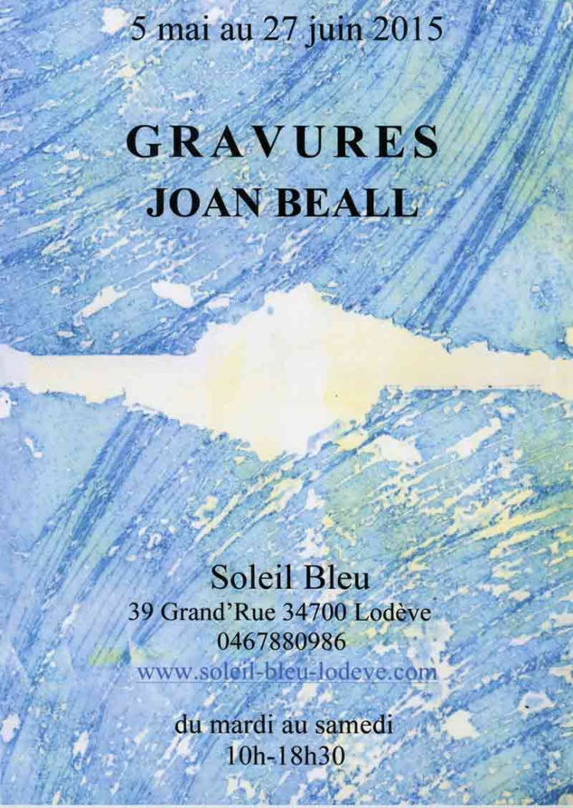 Gravures de Joan Beall à Lodève Gravures de Joan Beall à Lodève