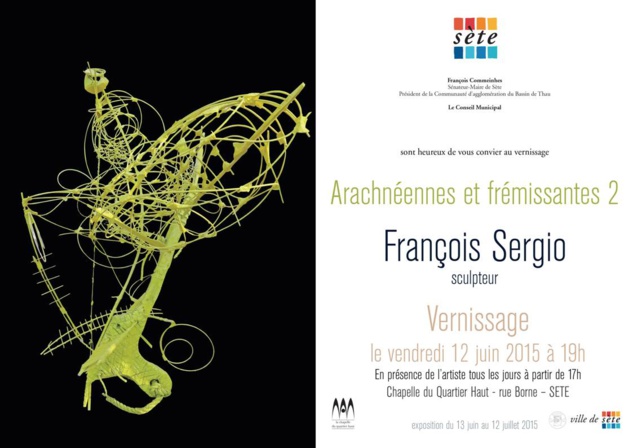 François Sergio - expose Chapelle du Quartier Haut - Sète François Sergio - expose Chapelle du Quartier Haut - Sète