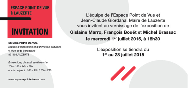 Ghislaine Marro expose à Lauzerte Ghislaine Marro expose à Lauzerte