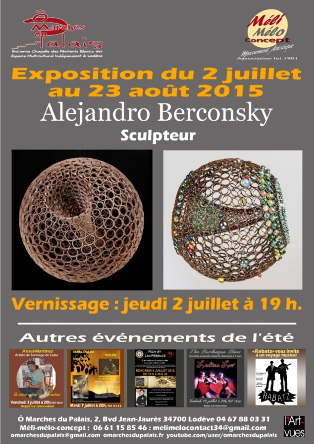 Alejandro Berconsky expose à Lodève Alejandro Berconsky expose à Lodève
