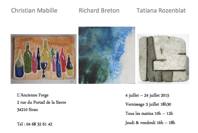 EXPO à SIRAN à l'Ancienne Forge EXPO à SIRAN à l'Ancienne Forge