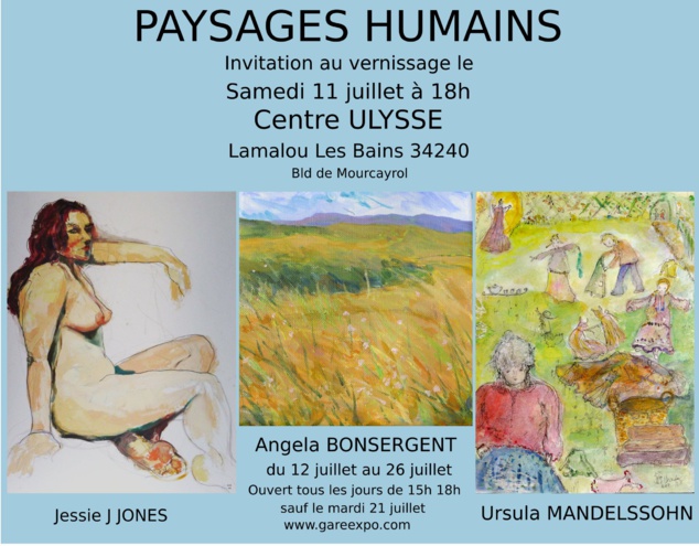 Paysages humains - exposition à Lamalou les Bains Paysages humains - exposition à Lamalou les Bains
