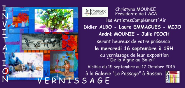 Les Artistes Complément'Air à Bassan Les Artistes Complément'Air à Bassan