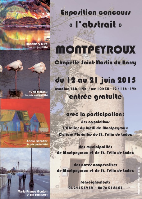 Remise des prix - Exposition concours "l'abstrait" à Montpeyroux Remise des prix - Exposition concours "l'abstrait" à Montpeyroux